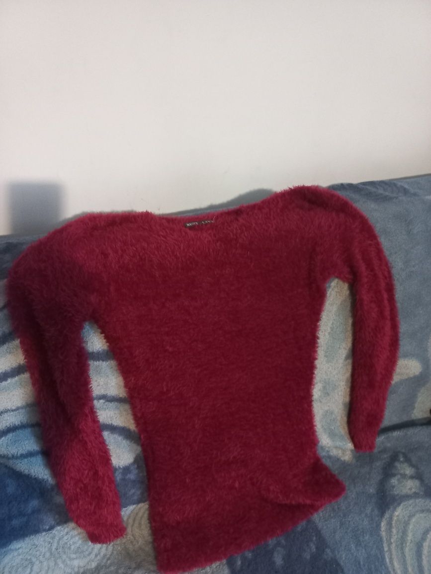 Alpaka sweterek damski szpic