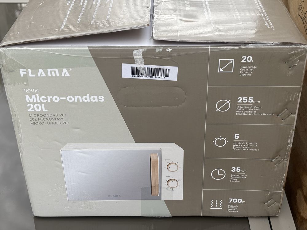 Microondas Flama 1831FL (NOVO NA CAIXA e C/ GARANTIA)