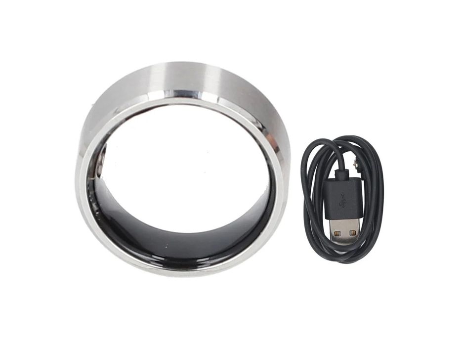 Smart Ring Health Tracker 50m À Prova Dágua Ble 5.1 Recarregável 18mah