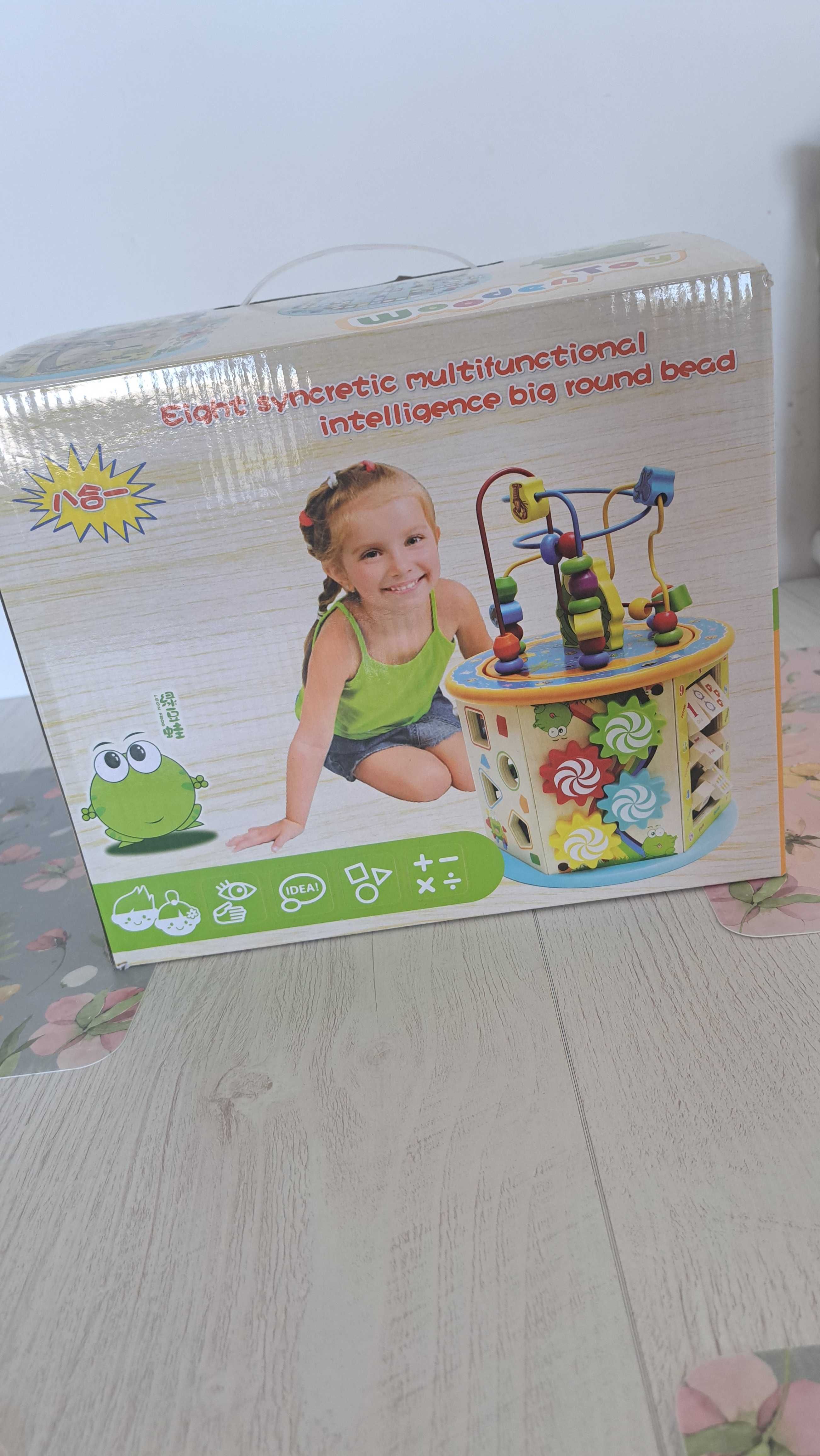 Kostka edukacyjna sorter 8w1 landtoys