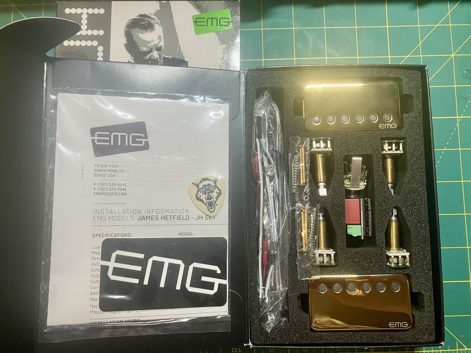 EMG HET SET GOLD przetworniki pickupy James Hetfield