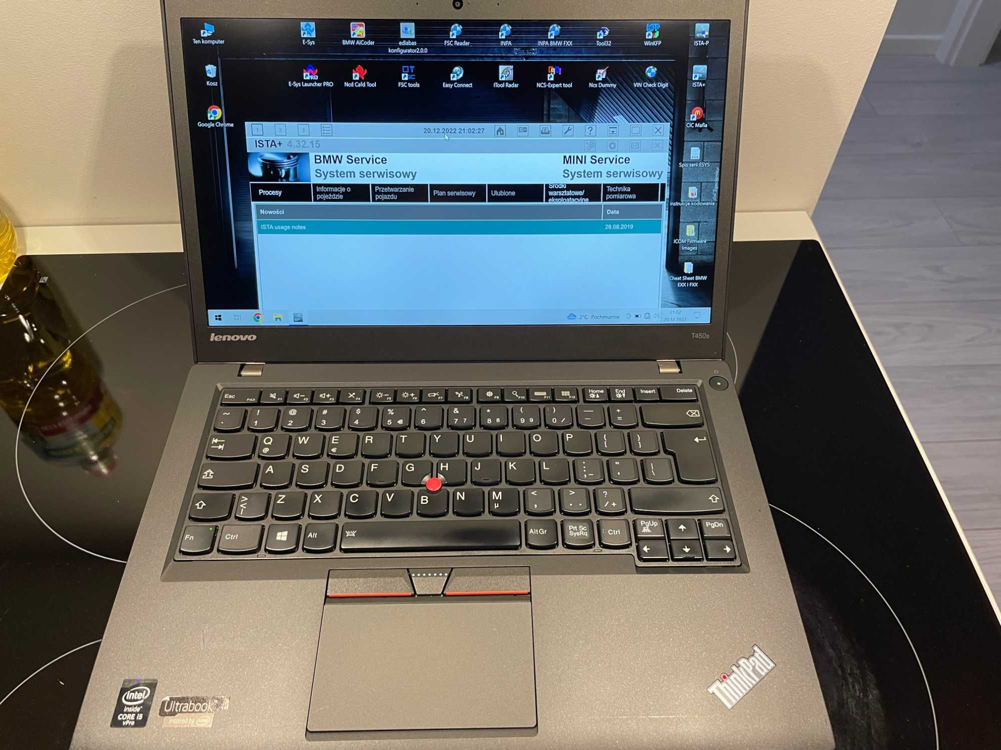 Kabel ENET/Laptop/Dysk 1TB SSD Ista/Inpa/Esys 4.32 PL PEŁEN ZESTAW