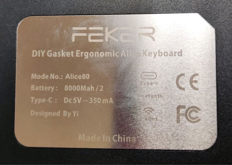 Teclado Feker Alice 80