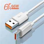 USB-кабель тип С, потужність - 66 Вт, ток - 6А, довжина-2м