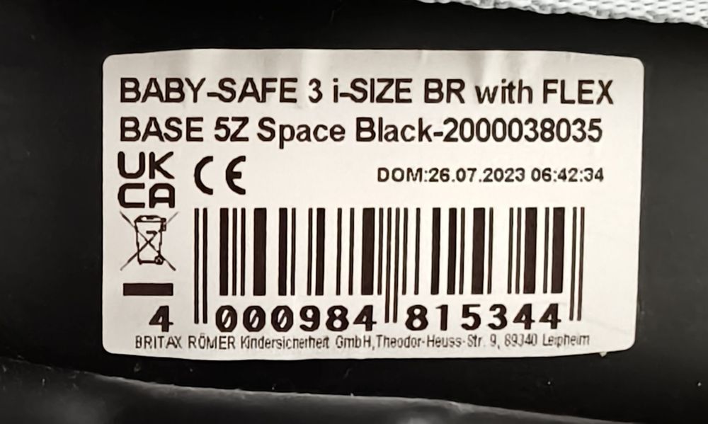 Britax Belted BABY-SAFE 3 I-SIZE