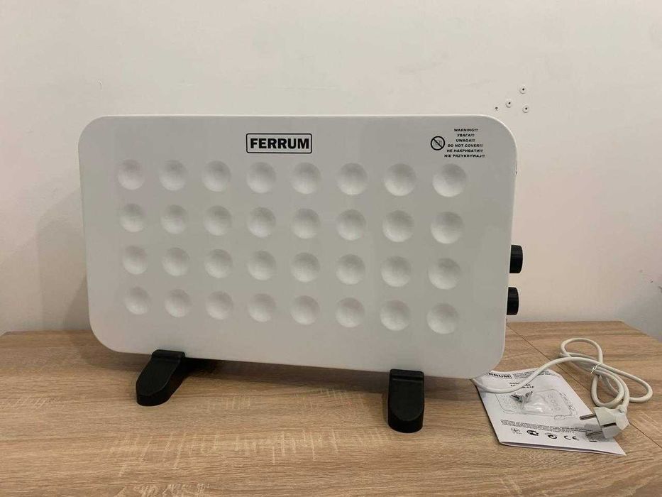 Економний обігрівач конвекторний електричний 2000Вт FERRUM FRZCH01F