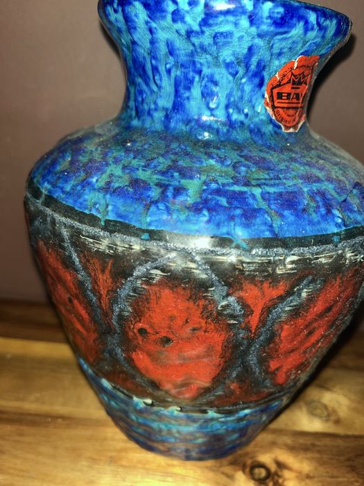 Bay keramik lawa lava wazon piekny z sygnatura