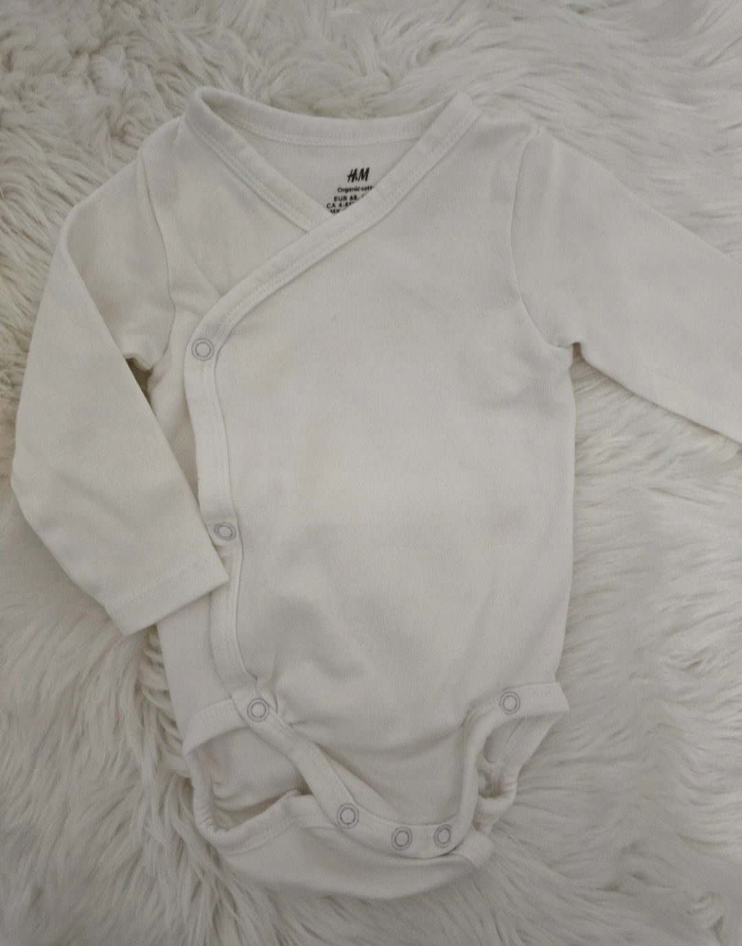 Body kopertowe z wysokiej jakości bawełny marki H&M w rozmiarze 68