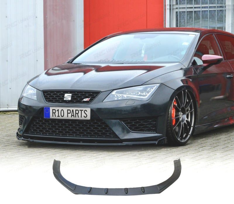 SPOILER LIP FRONTAL SEAT IBIZA FR SC 12-17 PRETO BRILHANTE