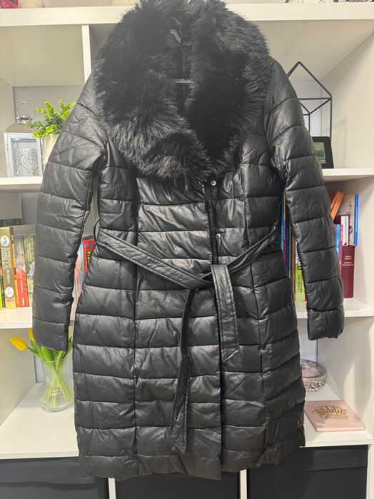 Kurtka pikowana Zimowa Płaszcz