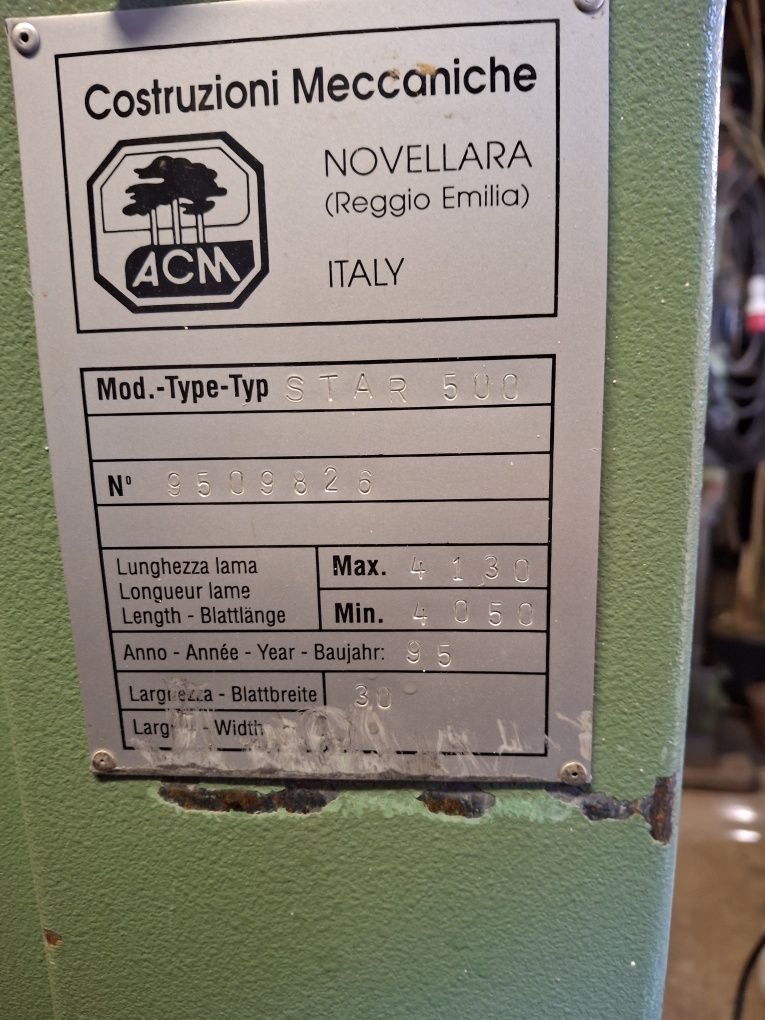 Włoska piła taśmowa 380V  1,5 kw
