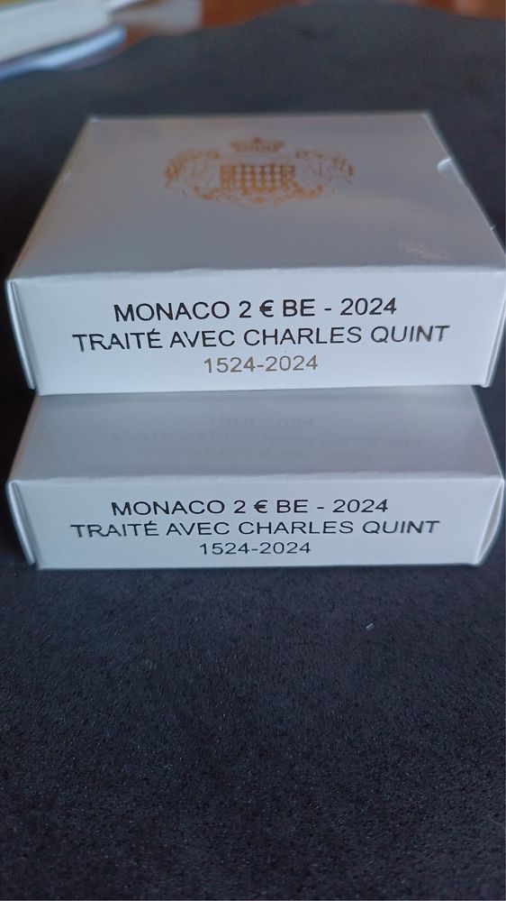 Moeda 2€ Proof Mónaco 2024