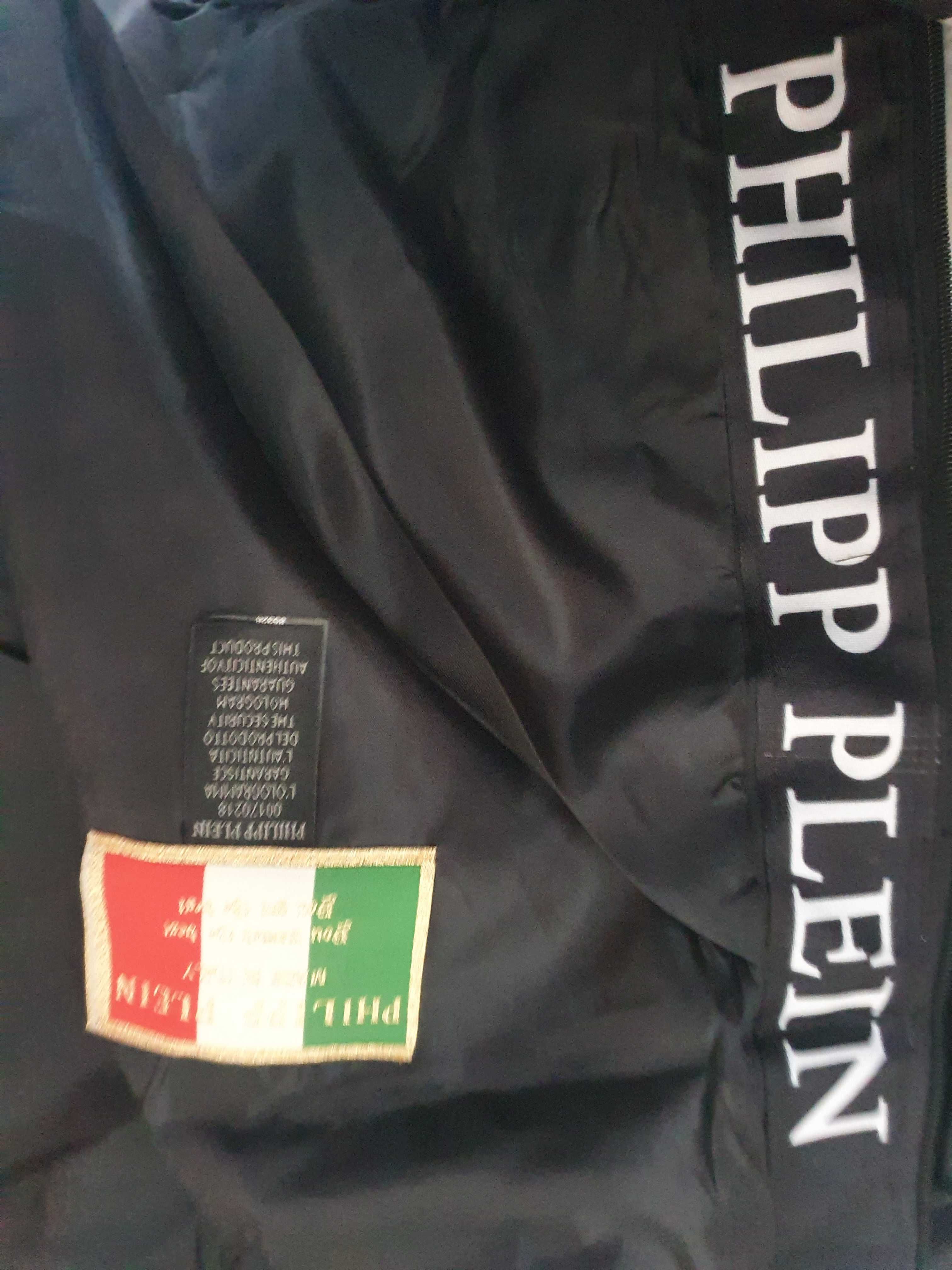 NOWA męska kurtka Philipp Plein przeciwdeszczowa PP wiatrówka L XL