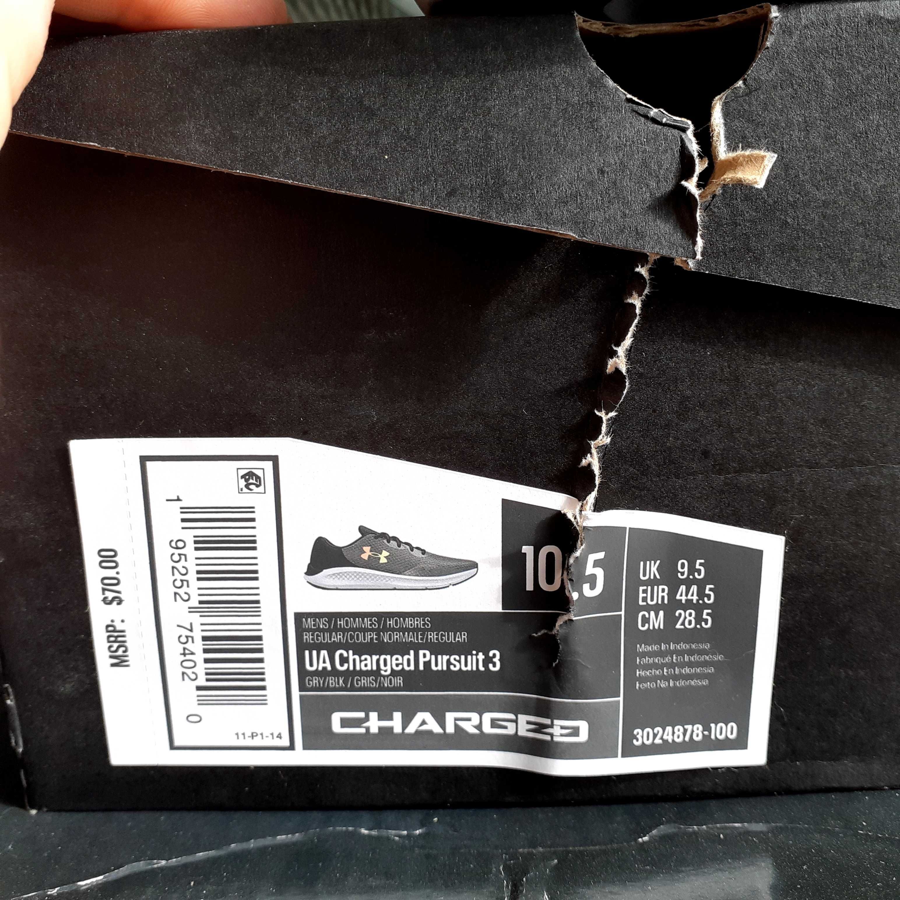 28/28,5см. Under Armour. Легкие беговые кроссовки. Оригинал