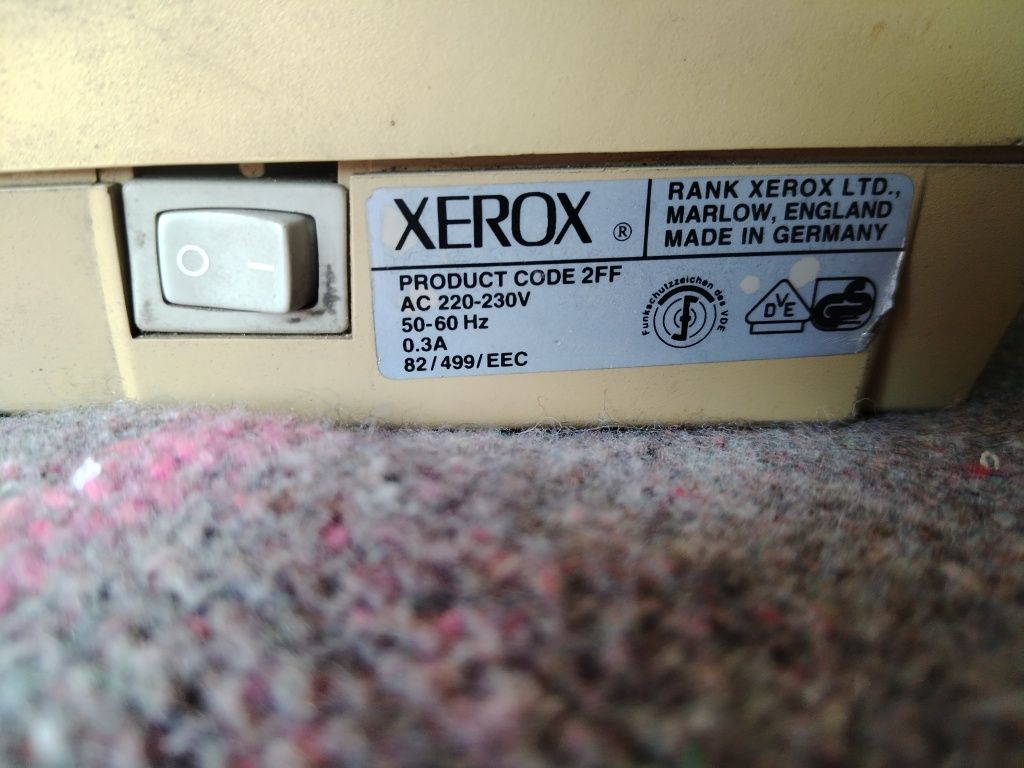 Печатная машинка Xerox 6012 80-х годов Печать Винтаж Ретро Антиквариат