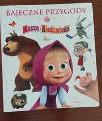 książka Bajeczne przygody Masza i Niedźwiedź bajki czytanki opowiadnia