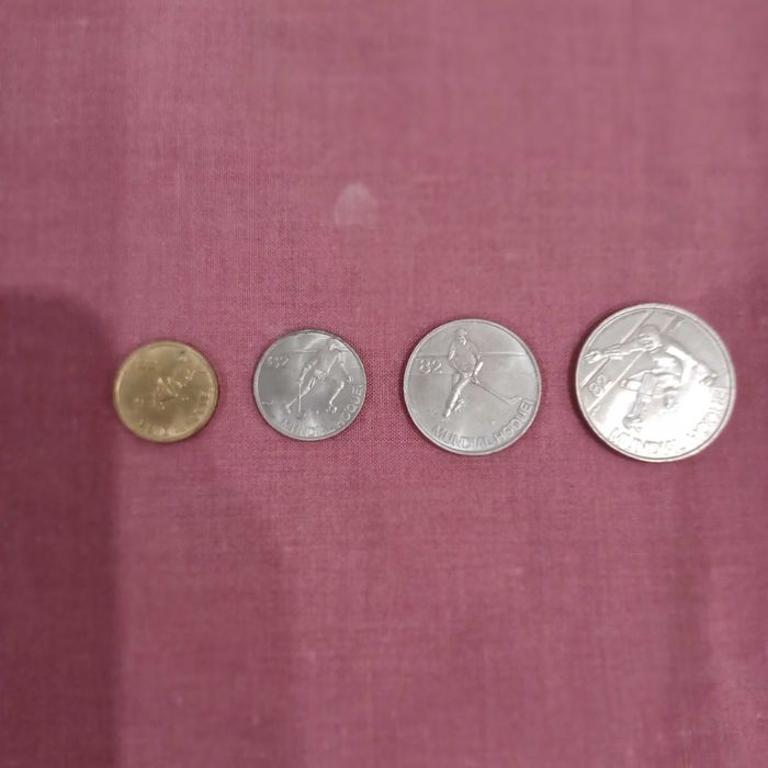 Moedas comemorativas