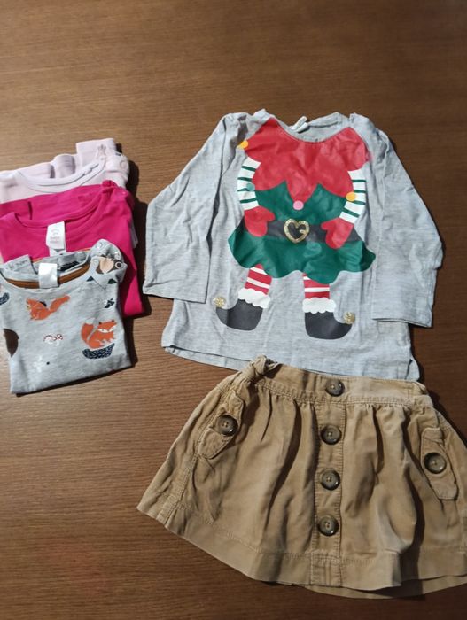 Ubranka dla dziewczynki 86