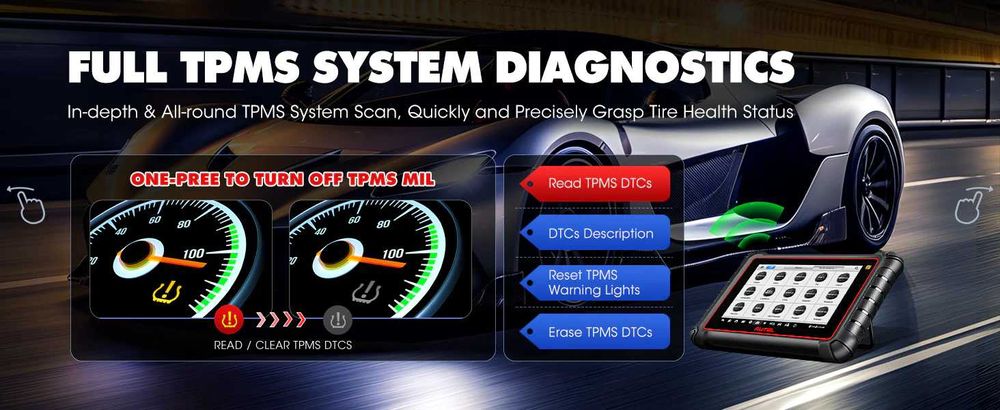 Autel MaxiPRO MP900-TS Máquina Diagnostico OBD + TPMS (NOVO)
