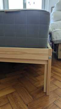 IKEA cama doble com colchão / double bed with mattress: como novo