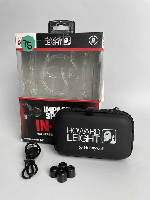 Активні беруші Howard Impact Sport In-Ear під шолом, колір - койот