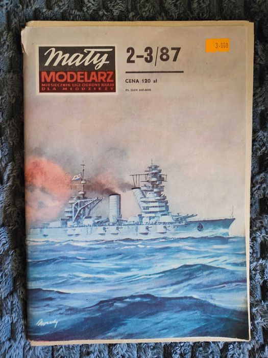 Mały Modelarz 2-3/87 (Radziecki okręt lin. "Oktiabrskaja Rewolucja")