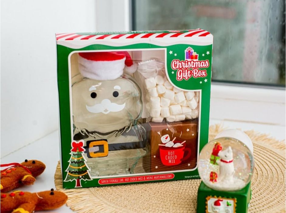 Набір з горнятком, гарячим шоколадом та маршмеллоу