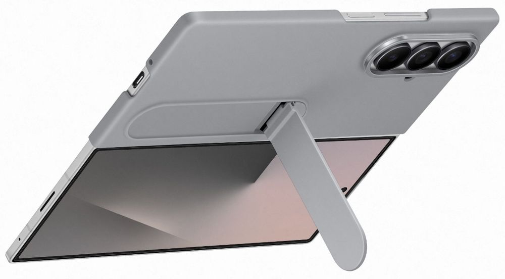 Etui Samsung Silicone Case + 2x folia na ekran do Galaxy Z Fold7
