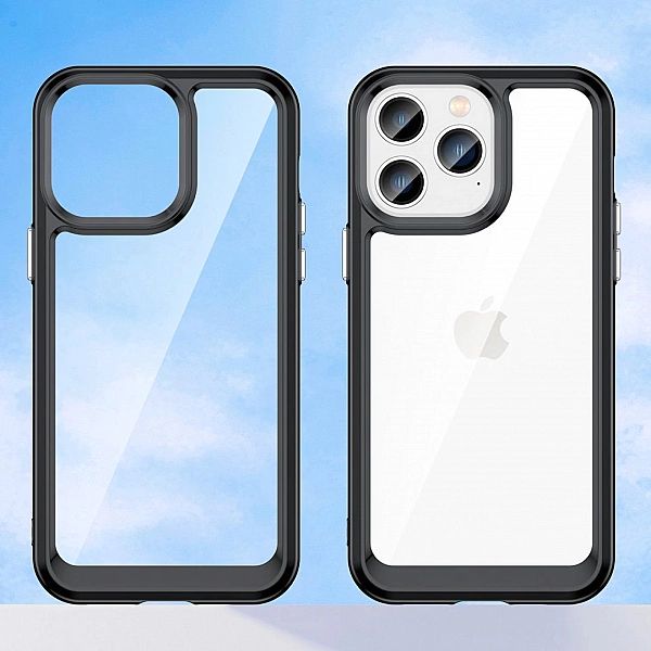 Etui Outer Braders sztywny pokrowiec z żelową ramką do iPhone 14 Pro M