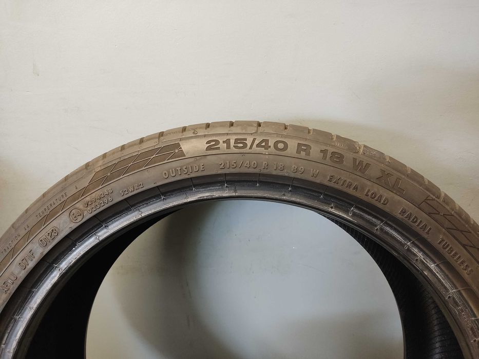 4x215/40R18 Continental ContiSportContact 5, 89W XL, 2023 rok