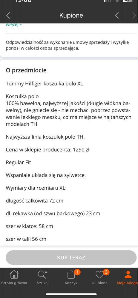 Tommy hilfiger koszulka polo XL plein icon armani