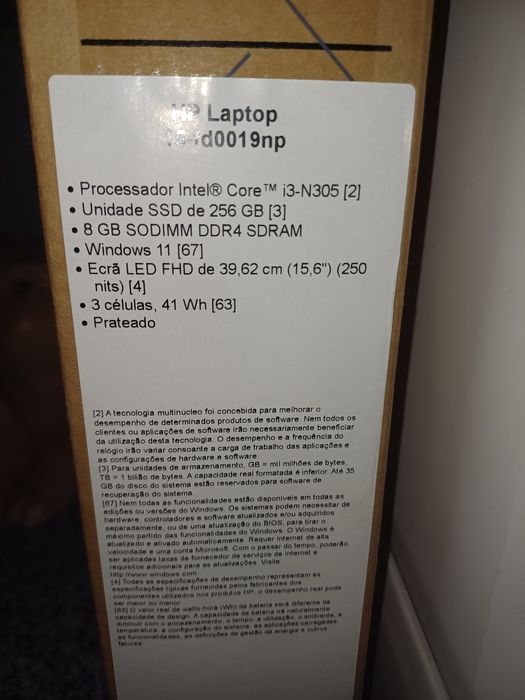 PC HP Laptop novo com garantia worten