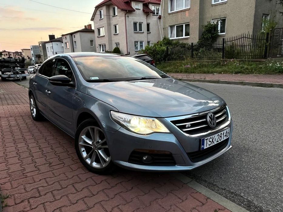 Volkswagen Passat CC R-LINE, nawigacja, ksenon, czarny szyberdach i lusterka 160KM