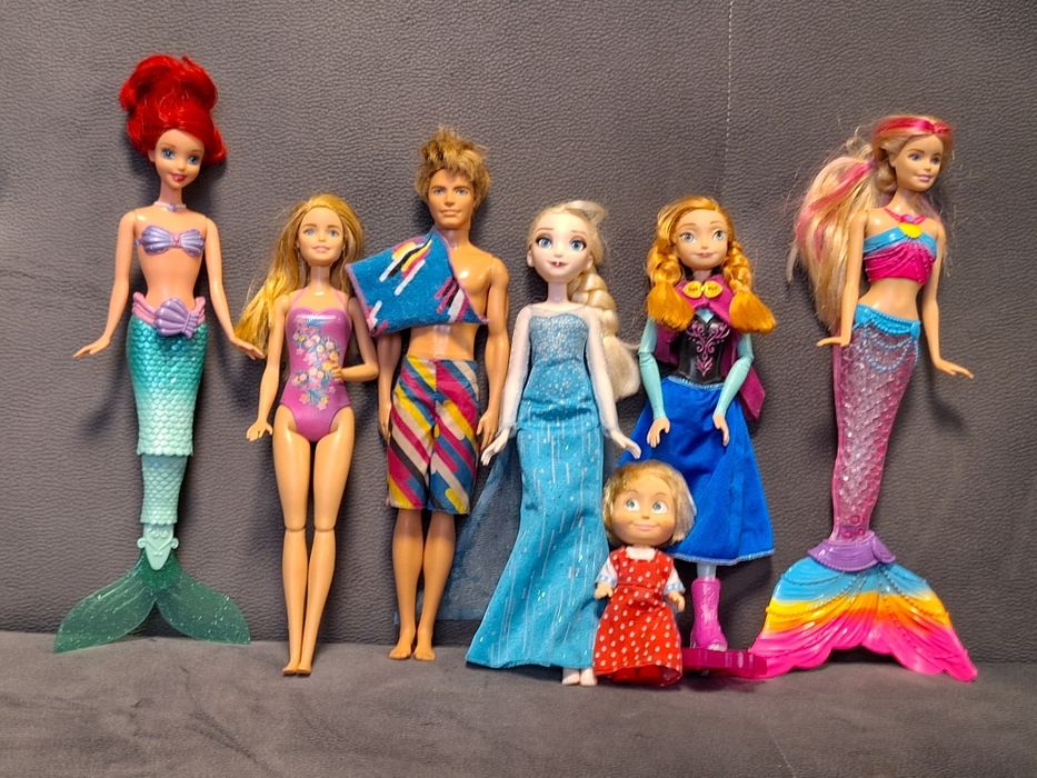 Sprzedam lalki barbie i księżniczki