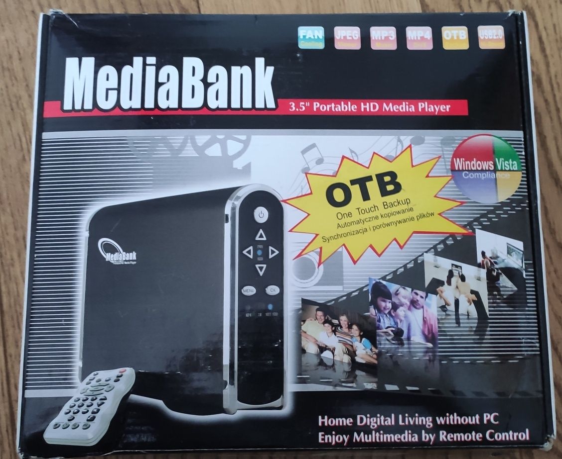 Welland 747AK-SI MediaBank DivX Lan USB media Bank hdd 250GB