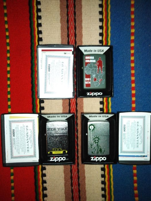 Isqueiros Zippo limitados