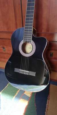 Gitara elektrycznoklasyczna Ever Play EP-90 CEQ BK