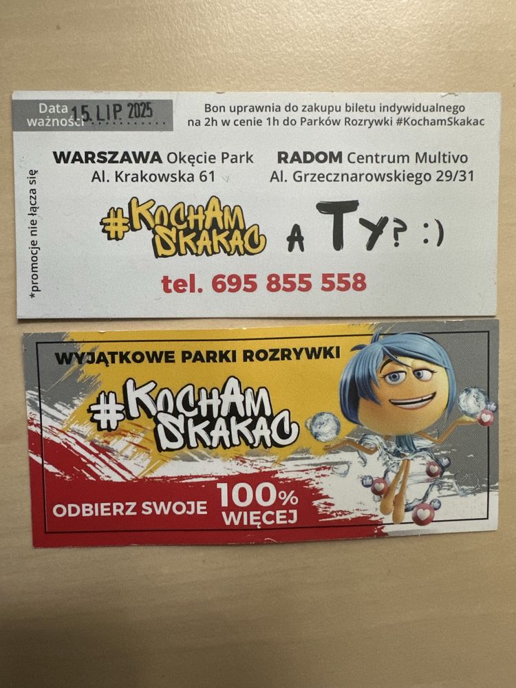 Voucher na trampoliny x2
