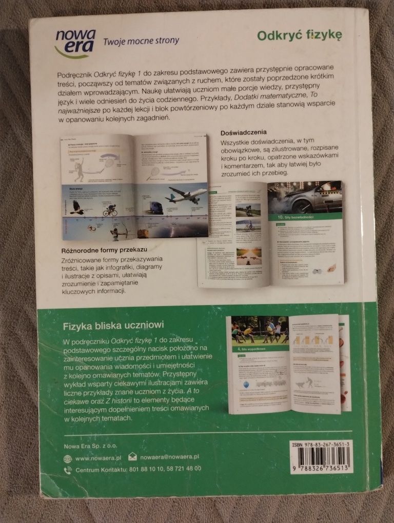 Odkryć fizykę 1. Podręcznik dla klasy 1