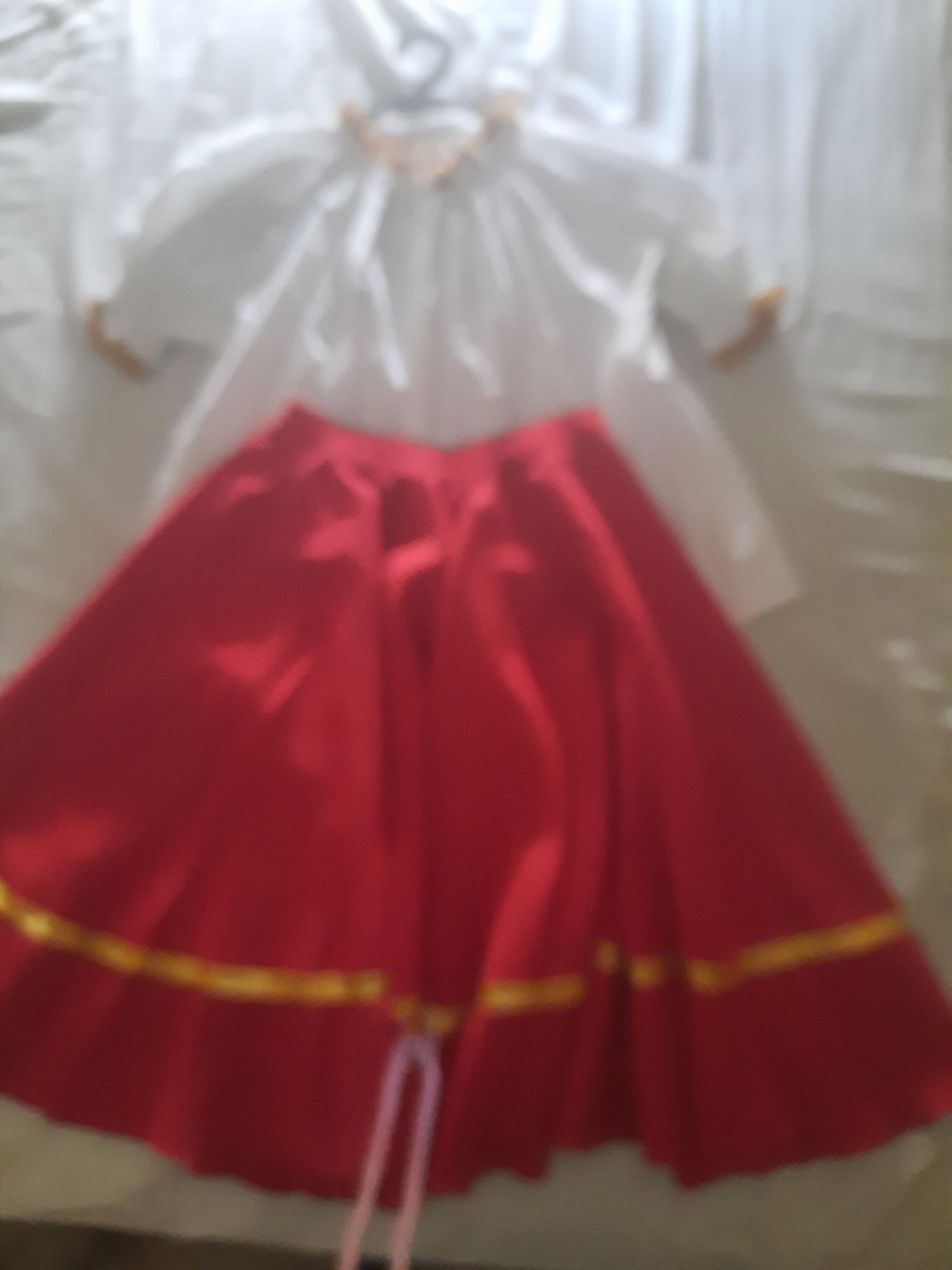 Blusa e saia veste 9 anos
