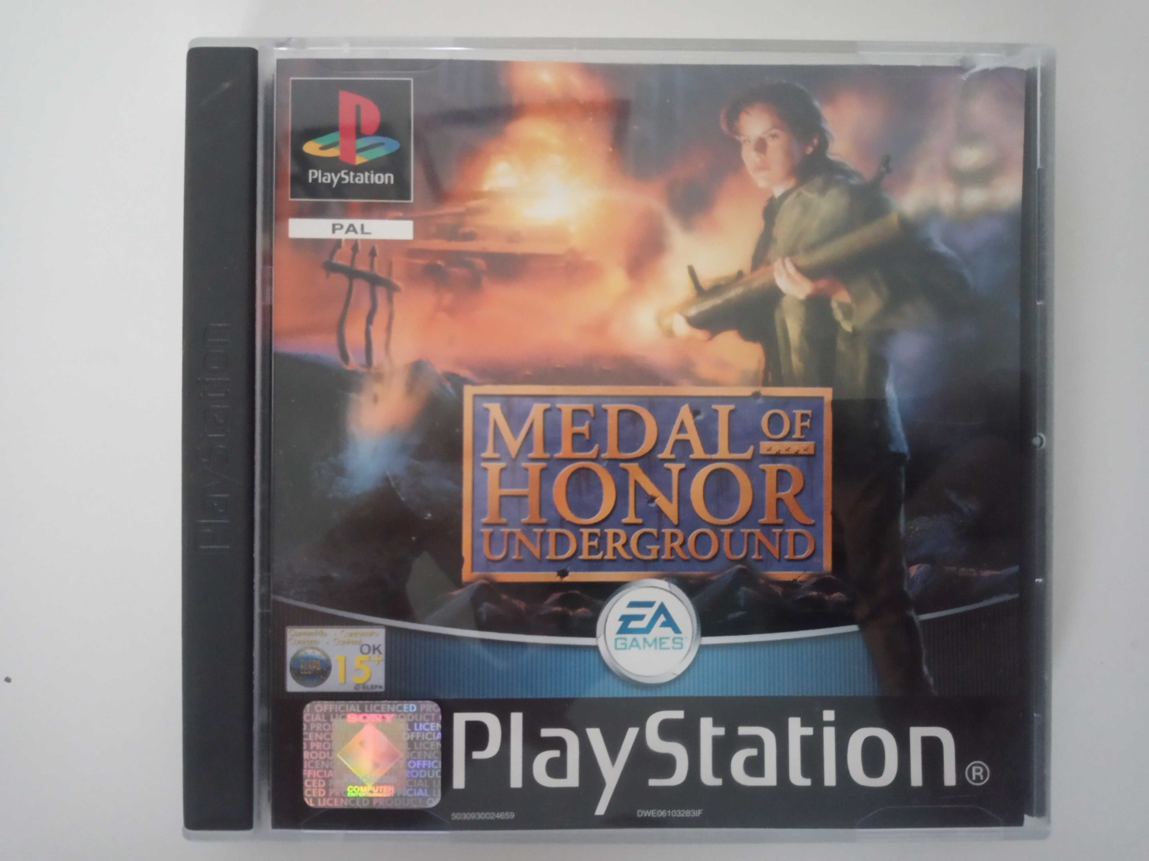 Medal of Honor Underground PSX PS1 PlayStation 3xA