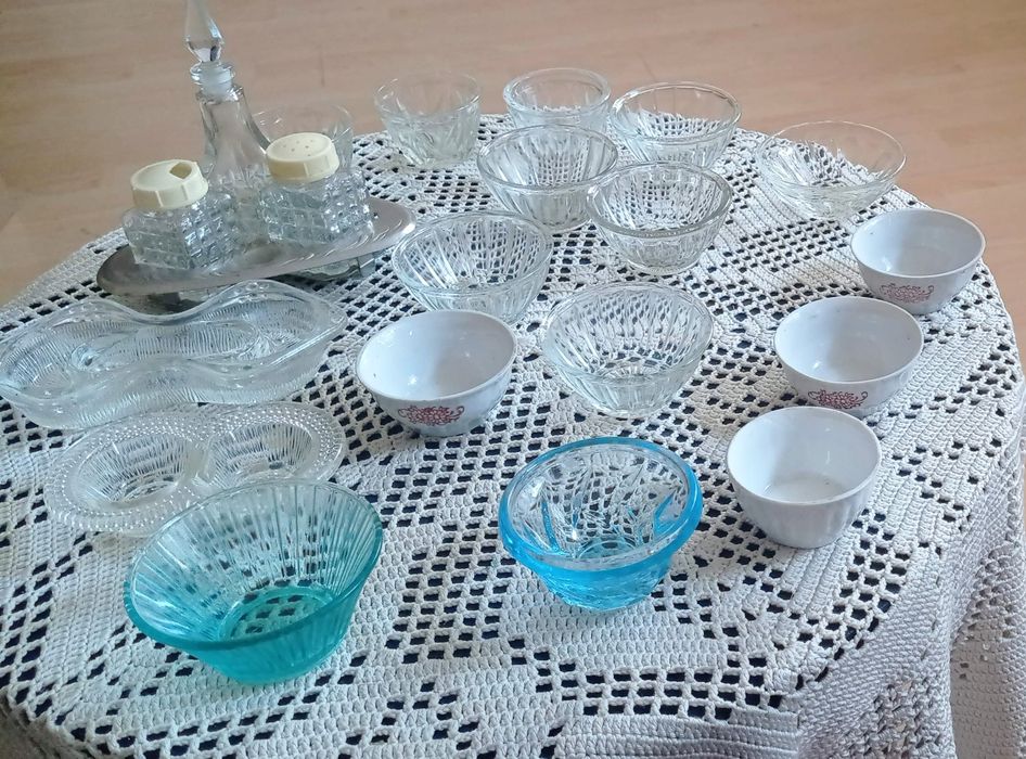 Набор для специй, солонка, перечница, горчичница СССР