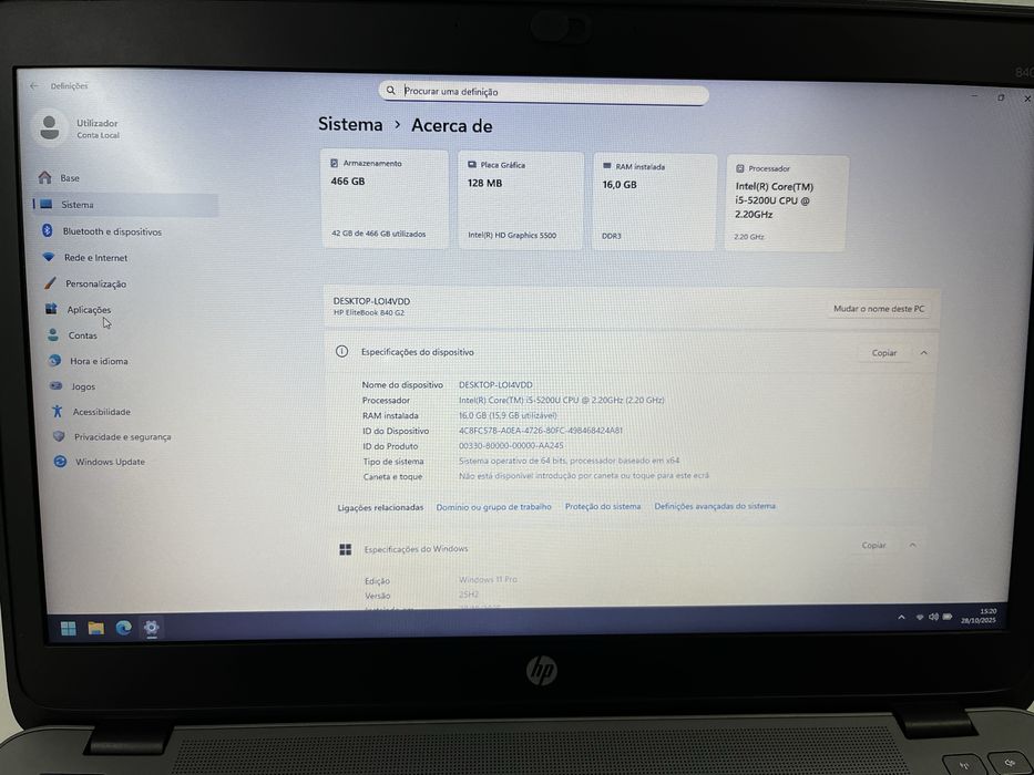 HP EliteBook 840 G2 16/500 SSD