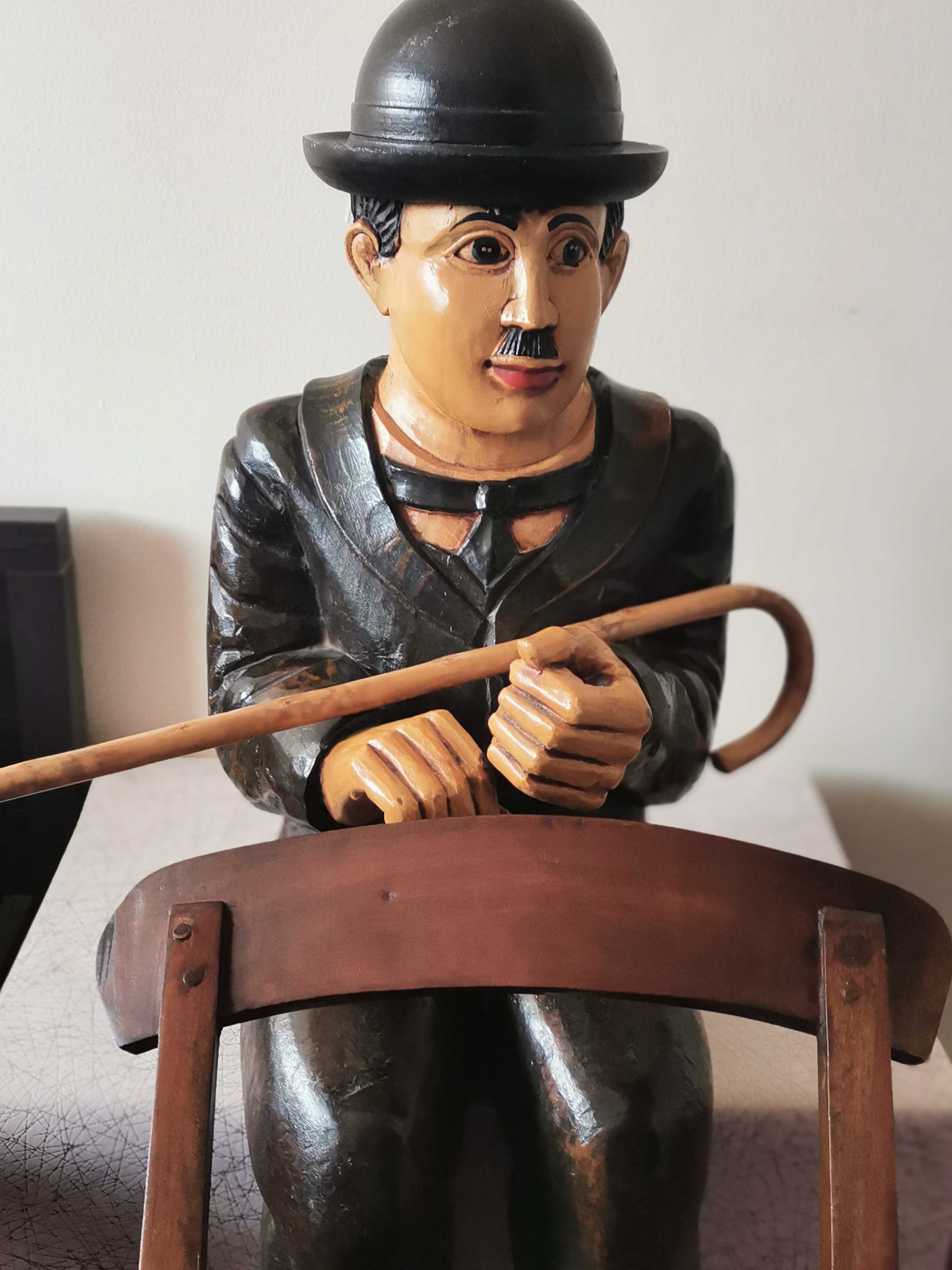 Antyczna rzeźba CHARLIE CHAPLIN Art Deco