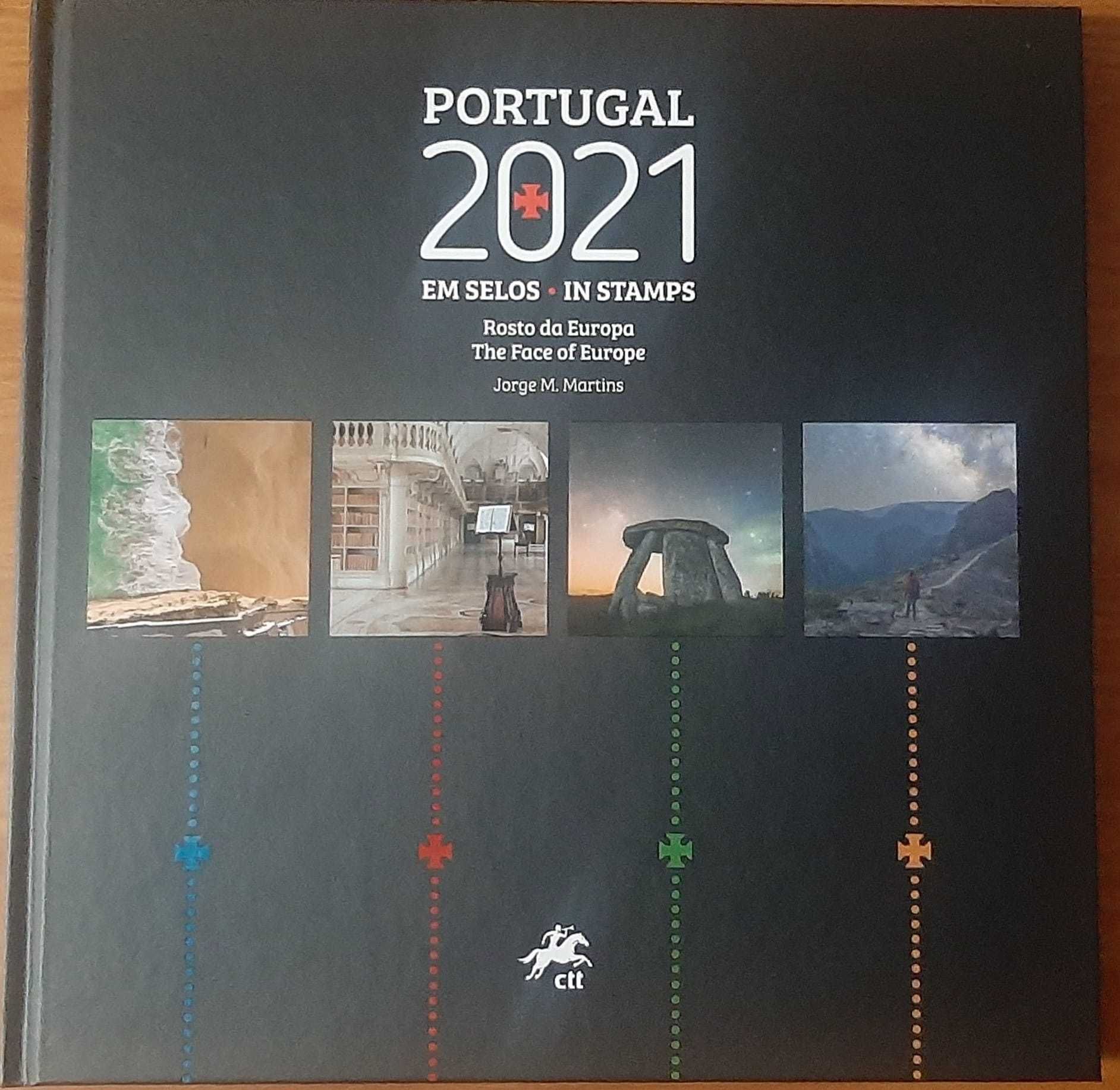 Coleção de selos Portugal 2021 - Rosto da Europa.