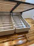 Sommier 280x200 com arrumação e rodas
