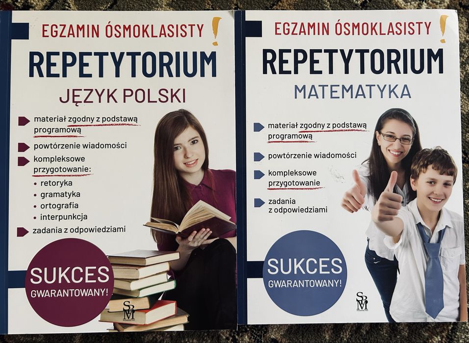 Repetytorium jezyk polski oraz matematyka, 8 klasa
