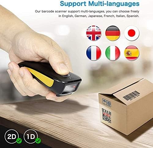 NETUM C750 Bluetooth 2D Barcode Scanner, Wireless QR Barcode