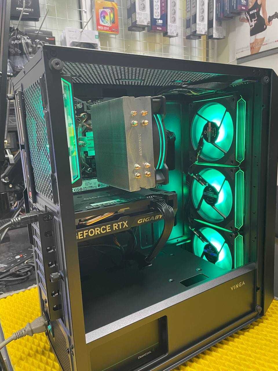Акция ! Игровой компьютер ПК Комп Rezen 5 5500 + 16 Gb + RTX 5060 8Gb