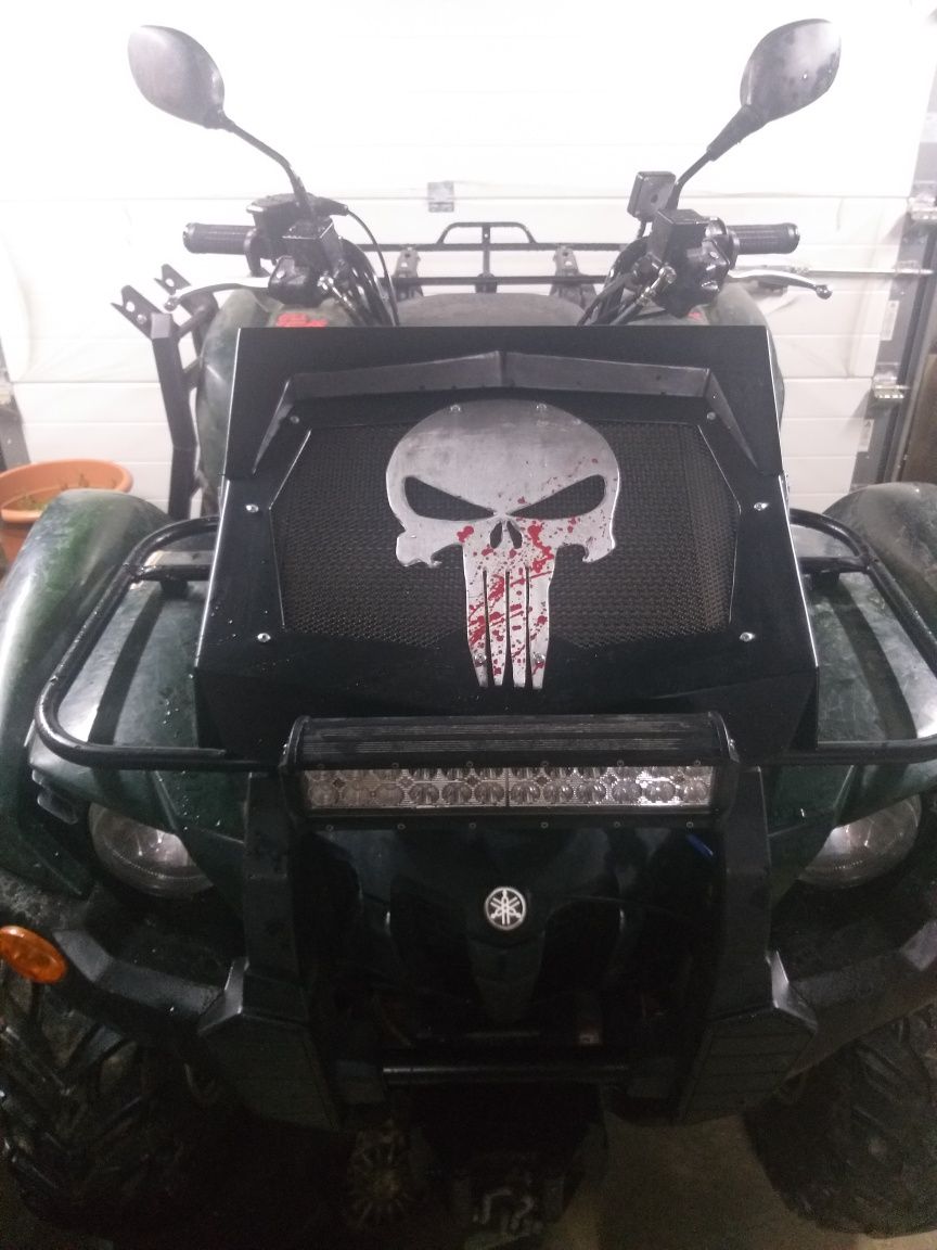 Wyniesienie osłona chłodnicy Grizzly 700 Kawasaki brute force 750